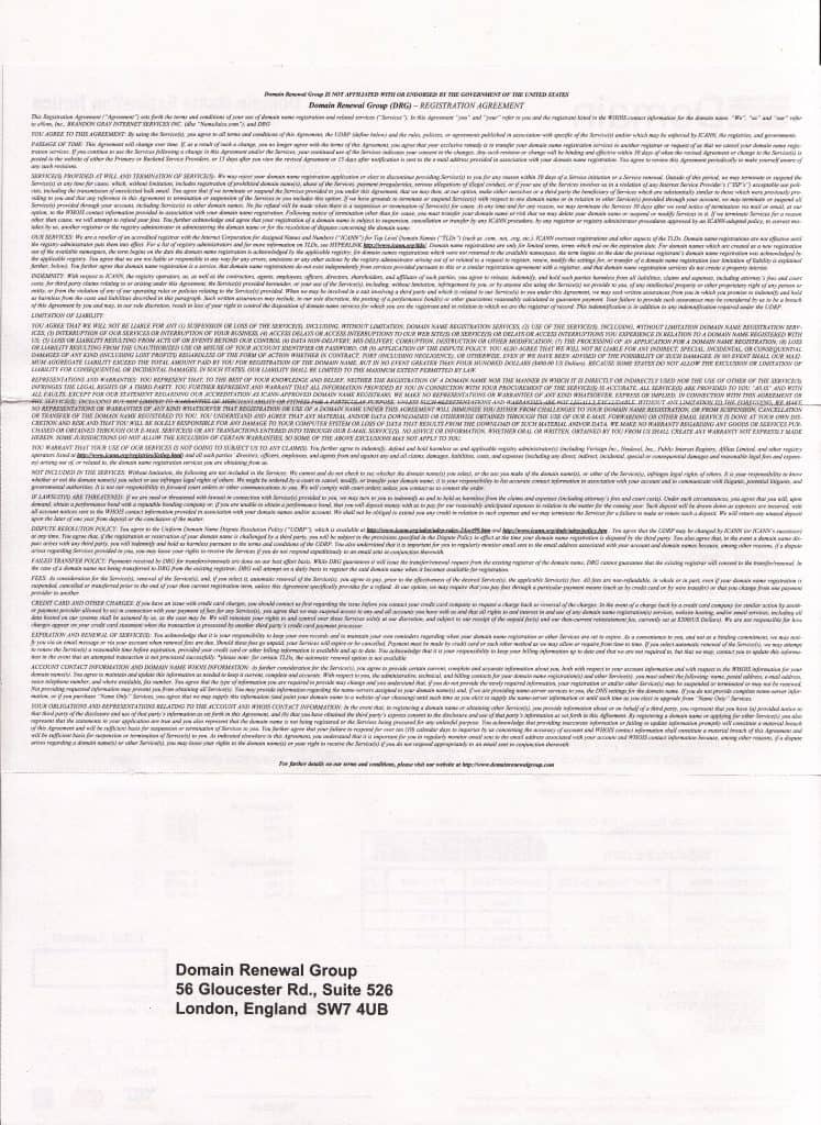 Domain Scam forts